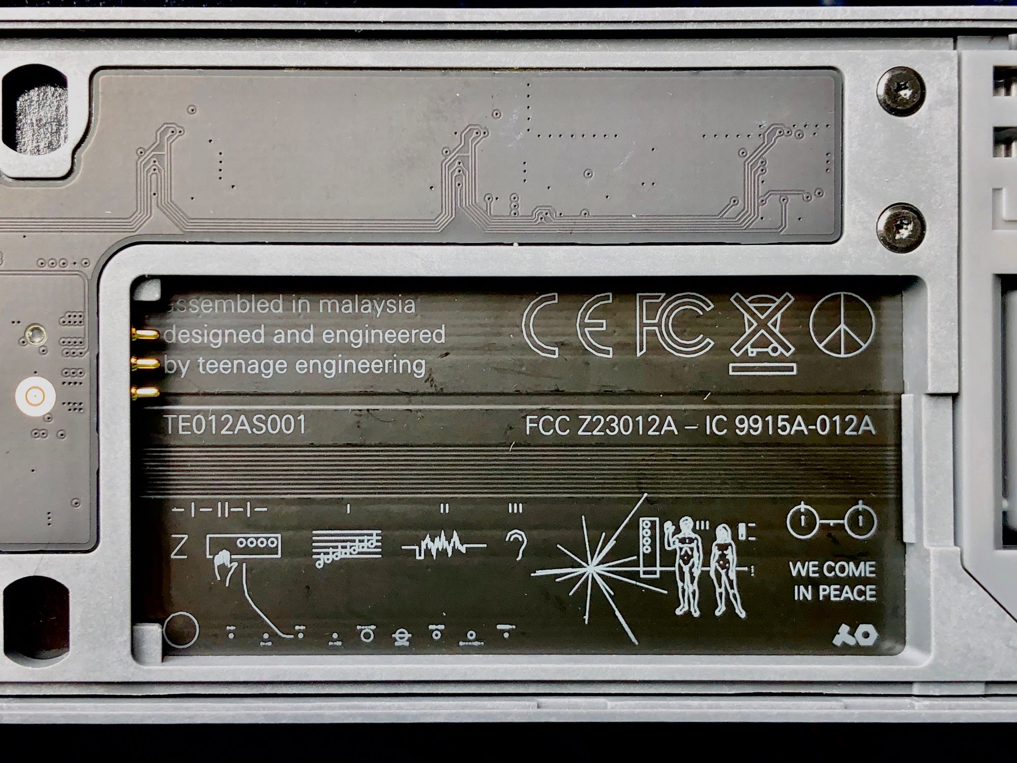 OPZ Battery Compartment Art
